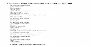 Maukah engkau memberitahu kami surat yang. Fadhilat Dan Kelebihan Ayat Al Quran Doc Document