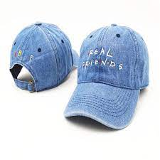 Unisex Real Friends Embroidered Panel Dad Hat Baseball Cap Blue Cj17yhddq86 Dad Hats Baseball Caps Dad Hats Baseball Hats