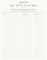 New Name Email Phone Number Sign Up Sheet Exceltemplate Xls Xlstemplate Xlsformat Excelf Email List Template Templates Printable Free Email List Printable