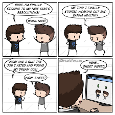 Making any resolutions for yourself this year? New Year S Resolutions Oc Funny