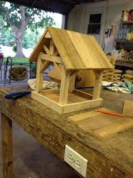 Free Standing Bird Feeder Wood Bird Feeder Wooden Bird Feeders Bird Houses Ideas Diy