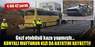 24 ekim 1997 konya karapınar otobüs kazası tgrt tv. Gezi Otobusu Kaza Yapmisti Konyali Muftunun Kizi Da Hayatini Kaybetti