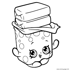 Print Bobby Bubble Gum Shopkins Season 6 Coloring Pages Shopkins Coloring Pages Free Printable Shopkin Coloring Pages Shopkins Colouring Pages