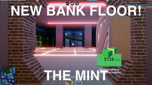 In this heist, players must walk across a series of obstacles to reach the vault, while criminals must avoid police reaching the vault, resulting in a bank bust. The Mint New Bank Floor Jailbreak New Update Roblox Jailbreak Youtube