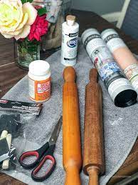 How To Make Decorative Rolling Pins In 2021 Rolling Pin Crafts Rolling Pin Dollar Tree Diy Crafts