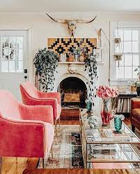 Slub Velvet Elowen Armchair Boho Living Room Inspiration Retro Home Decor Home