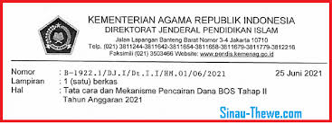 Maybe you would like to learn more about one of these? Mekanisme Pencairan Dana Bos Tahap 2 Kemenag Tahun 2021 Sinau Thewe Com