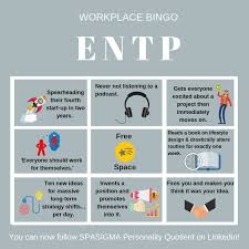 Entp Bingo Entp Personality Type Entp Mbti