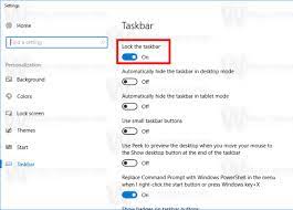 Though all of them are quite similar. How To Lock Or Unlock Taskbar In Windows 10
