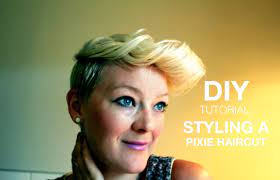 Pin By Kylee Weger On Diy Pixie Haircut Diy Hairstyles Short Hair Tutorial