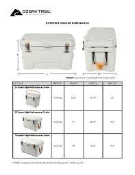 Ozark Trail 73 Quart High Performance Cooler Walmart Com Ozark Ozark Trail High Performance