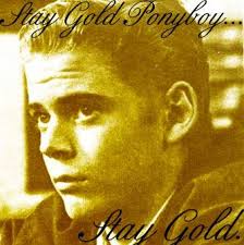 Stay gold is a reference to the robert frost poem that ponyboy recites to johnny when the two hide out in the windrixville church. Stay Gold Ponyboy Home Facebook