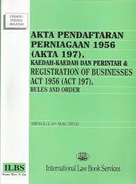 Jika disabitkan kesalahan akan dikenakan denda sejumlah maksimum rm 50,000 atau dipenjara selama tidak. Akta Pendaftaran Perniagaan 1956 Registration Of Businesses Act 1956 Pustaka Mukmin Kl Malaysia S Online Bookstore