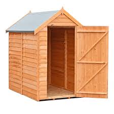 The double wall construction provides an extra layer of protection from the elements. Garden Storage Wooden Garden Shed 6ft X 4ft Furniture123