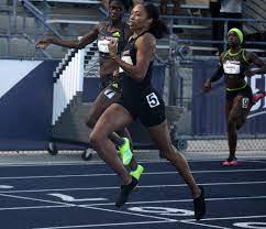 Erriyon knighton is going to be scary.source:twitter. Allyson Felix Erriyon Knighton Star At American Track League
