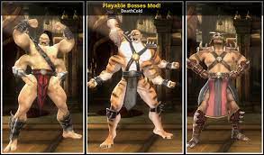 Mortal kombat o mortal kombat 9 es un videojuego de lucha, con un plano bidimensional y. Playable Bosses Mod Mortal Kombat Komplete Edition Mods