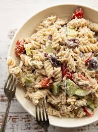 And while pasta salads are more. Tuna Pasta Salad Greek Style Don T Go Bacon My Heart