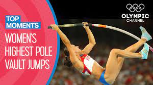 Women's picture from the head of the metaphorical runway to the tokyo olympics looks something like a tale of three stately trees in the forest. Top 10 Highest Women S Pole Vault At The Olympics Top Moments Youtube