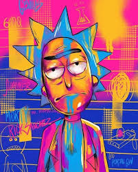 A Character From The Animated Series Rick And Morty In 2020 Rick And Morty Drawing Rick And Morty Poster Rick I Morty