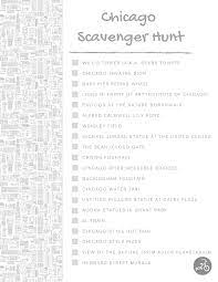 This is a super easy idea that will keep the kids both busy & creative on those long mom. Get To Know Your City With This Chicago Themed Scavenger Hunt