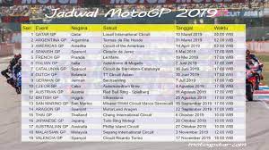 Seri ke lima motogp 2021 bertajuk shark grand prix de france yang akan di mulai dengan sesi latihan bebas pada 14. Jadwal Motogp 2019 Trans7 Dan Jam Tayang Motogp Star Berita Motogp Terbaru Klasemen Motogp Info Motogp Hasil Motogp
