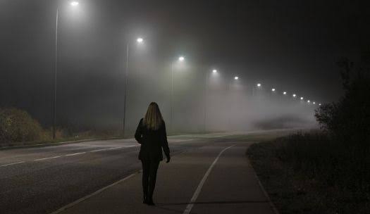 Image result for walking at night"
