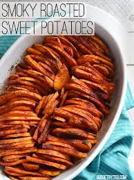 Smoky Roasted Sweet Potatoes Recipe Roasted Sweet Potatoes Recipes Veggie Dishes