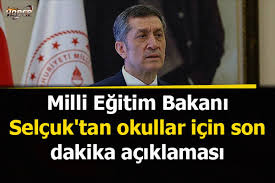 Milli eğitim bakanı ziya selçuk aa editör masası'nda önemli açıklamalarda bulunuyor. Milli Egitim Bakani Selcuk Tan Okullar Icin Son Dakika Aciklamasi