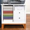 They do not only offer space for the printer but also for extra storage with their drawers and shelves as well. 1