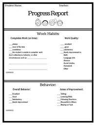 Pre K Progress Report And Assessments Progress Report Preschool Report Card Comments Progress Report Template