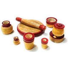 wooden kitchen set, toy kitchen set