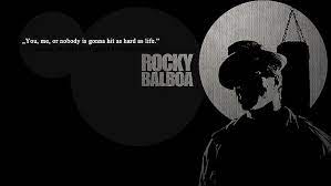 (he gestures to the palm of his hand). Hd Wallpaper Black And White Movies Quotes Boxing Rocky Balboa Rocky The Movie Sylvester Stallone Boxers Shadow T Entertainment Movies Hd Art Wallpaper Flare