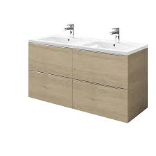 Media.castorama.fr goodhome imandra 120 : Meuble Sous Vasque A Suspendre Goodhome Imandra Bois 120 Cm Plan Vasque Nira Castorama