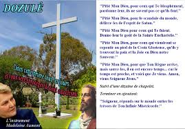 dozule la priere enseignee par jesus a madeleine aumont priere prieres eucharistie