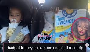 Rihanna's Sons Look Hilariously Unimpressed During Road Trip: 'They So Over  Me' - theJasmineBRAND