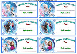 Etiquettes Invitations Reine Des Neiges Pour Anniversaire Invitation Reine Des Neiges Activite Anniversaire Reine Des Neiges