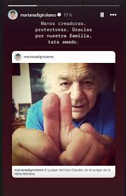 Gracias por nuestra familia”: Mariana Di Girólamo despide a su abuelo con  sentidas postales