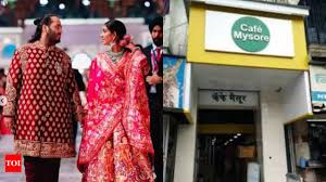 Cafe Mysore: Watch: Why did Anant Ambani and Radhika Merchant pay gratitude  to Cafe Mysores owner Shanteri Nayak | - Times of India