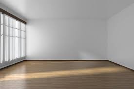The room becomes like a canvas and when you layer pieces in they have a stronger impact. you could also opt for white furniture. White Empty Room With Flat Walls And Parquet Floor Landlord News