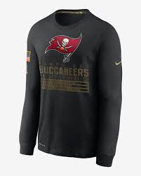 Browse our wide selection of bucs nfc championship tees, shirts, tank tops and more at men's tampa bay buccaneers nike heather gray 2020 nfc champions locker room trophy collection. Nike Dri Fit Salute To Service Nfl Buccaneers Men S Long Sleeve T Shirt Nike Com