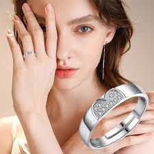 Promise ring set for him and best sale her