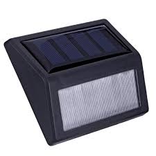 Solar Stair Lights Deck Lighting The Home Depot