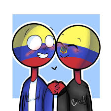 It borders with guyana , brazil , and colombia. Ada En Twitter Un Dibujo De Colombia X Ecuador Countryhumans Para Eldeadalv Digan Mas Cosas Para Dibujar Plz Uwu