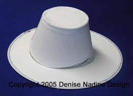How To Make A Buckram Frame Hat Hats Millinery Hats Doll Hat
