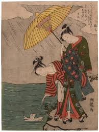 Après la pluie, le beau temps proverb. Isoda Amagoi Ou Priere Pour La Pluie 1760 1780 Mutualart