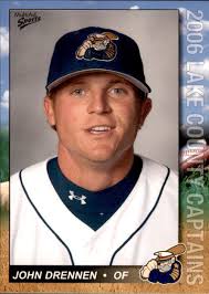 2006 Lake County Captains Multi-Ad #8 John Drennen San Diego California CA  Card