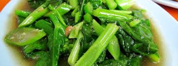 4 tangkai sayur kailan (disiang dan rendam 30 minit). Sayur Kailan Ikan Masin Encikshino Com