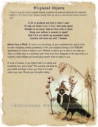 Misplaced Objects Spell Wicca Magic Spell Book Book Of Shadows