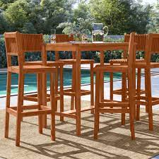 Ships free orders over $39. Sol 72 Outdoor Brighton Rectangular 6 Person 49 Long Bar Height Dining Set Reviews Wayfair