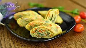 1 batang seledri iris tipis (resep asli tidak pakai). Telur Gulung Korea Makcik Kiah Youtube